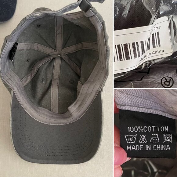 Sunflower Cotton Baseball Cap Adjustable Hat In Gray - Picture 5 of 8